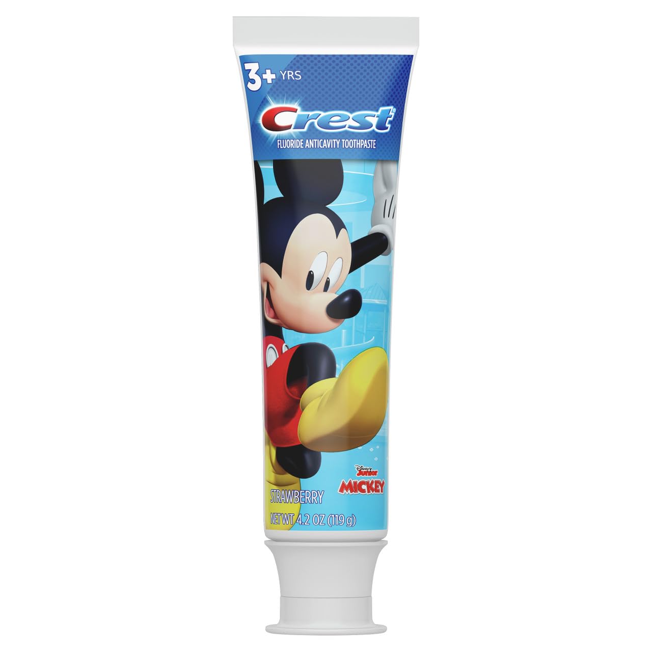 Crest Kid's Strawberry Toothpaste with Mickey โ 4.2 oz | Gentle on Enamel