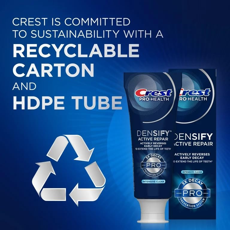 Crest Pro-Health Densify Toothpaste โ Intensive Clean, 3.5 oz (Pack of 3)