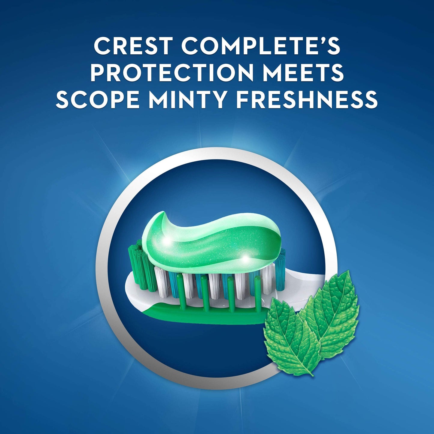 Crest + Scope Complete Whitening Toothpaste, Minty Fresh โ 2-Pack 5.4 oz