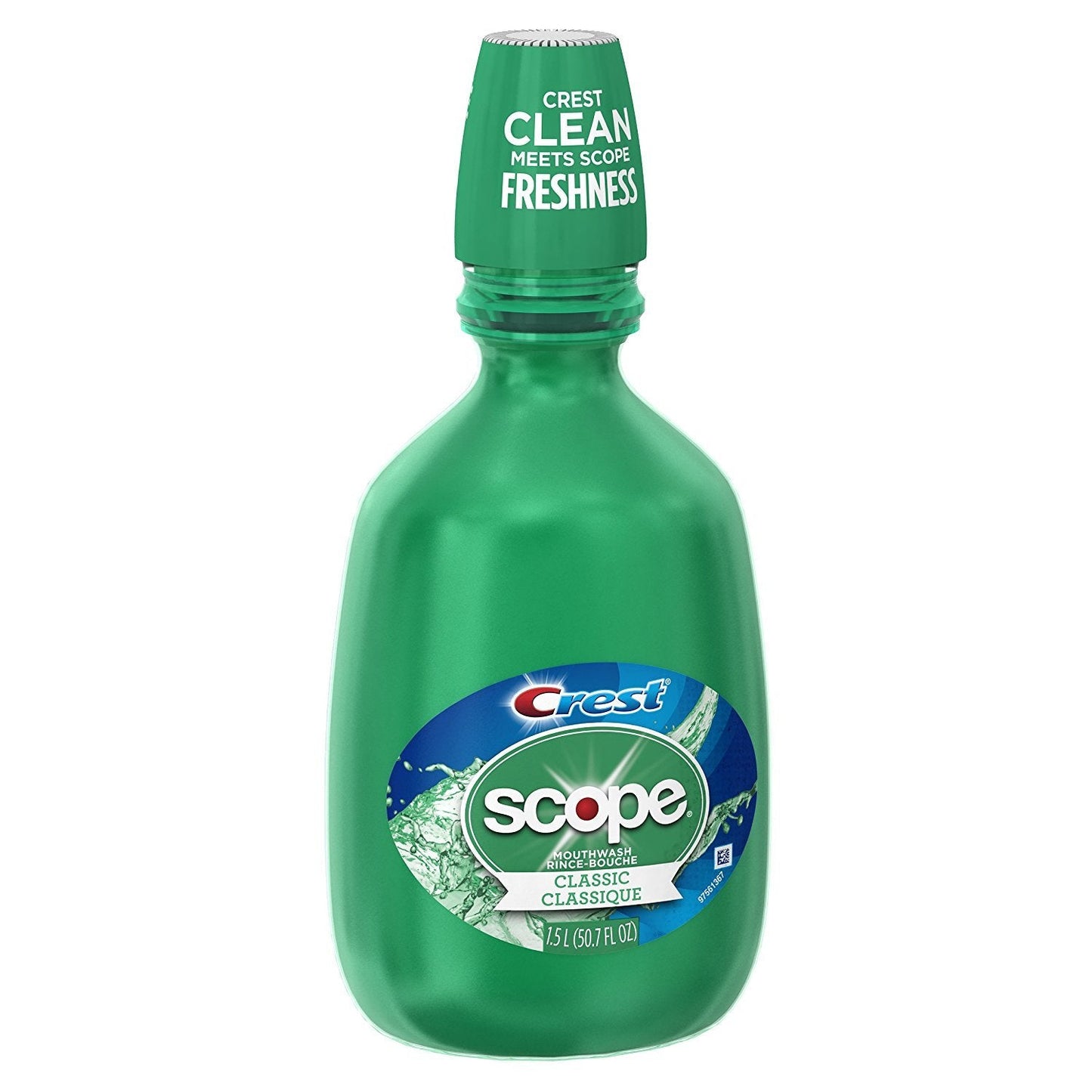 Crest Scope Classic Mouthwash Original Formula โ Green, 50.72 Fl Oz