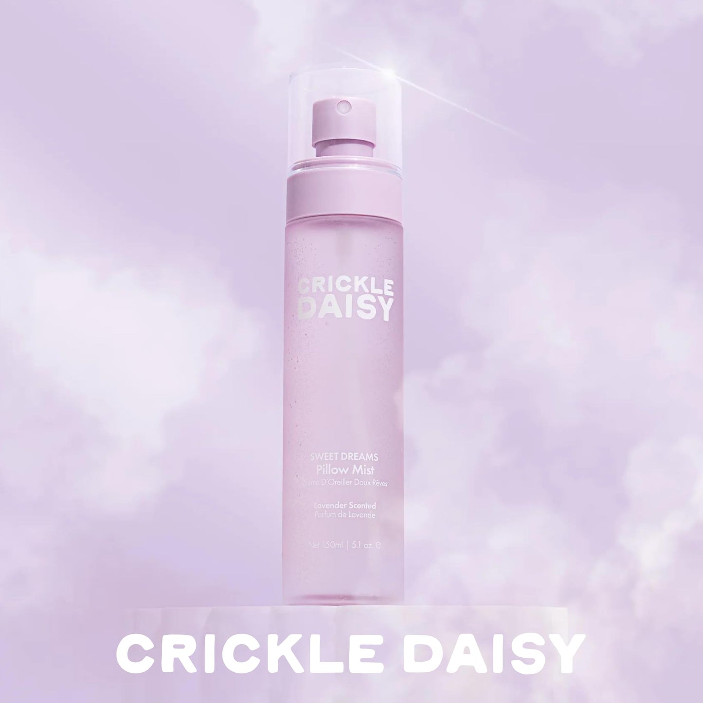 Crickle Daisy Sweet Dreams Lavender Pillow Mist โ Calming Aromatherapy Linen & Fabric Spray, 150ml
