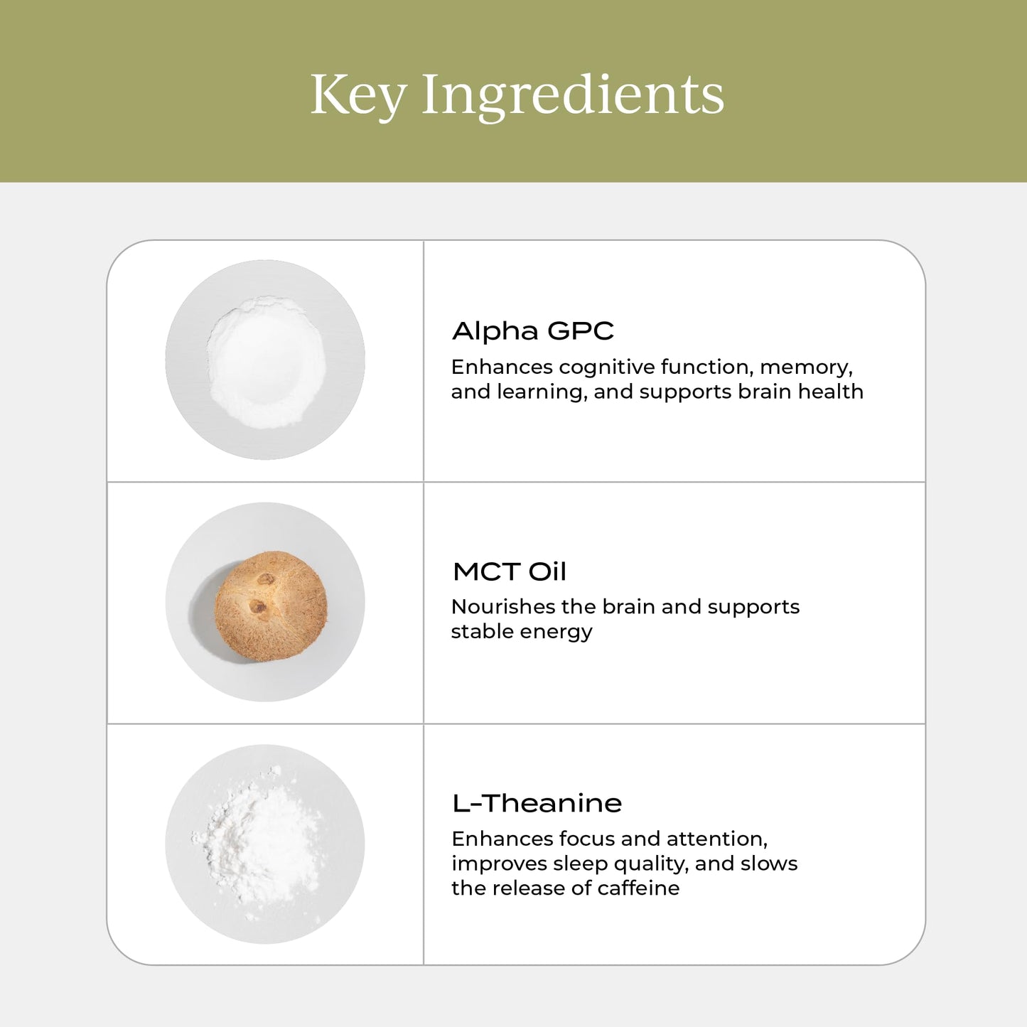 CYMBIOTIKA Nootropic Creamer β MCT Coffee Creamer with Alpha GPC & L-Theanine for Focus, Energy & Mental Clarity β Coconut Vanilla, 30 Servings