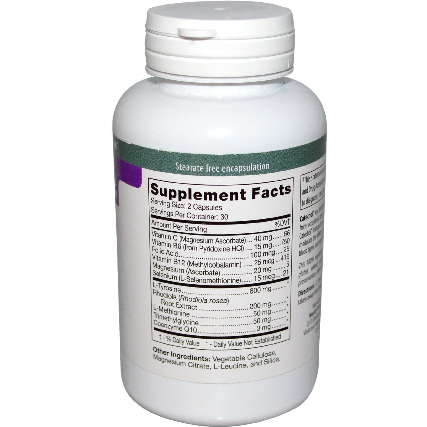 Dadamo Catechol 60 Vcaps โ Supports Healthy Neurotransmitter Balance