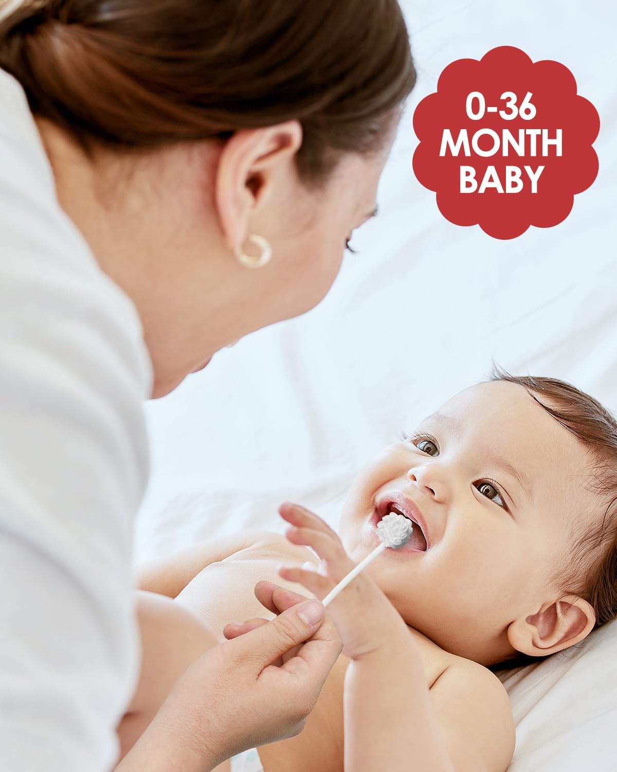 Dearlomum Upgraded 32PCS Baby Tongue Cleaner โ Disposable Newborn Toothbrush & Oral Cleaning Stick (0โ36 Months)