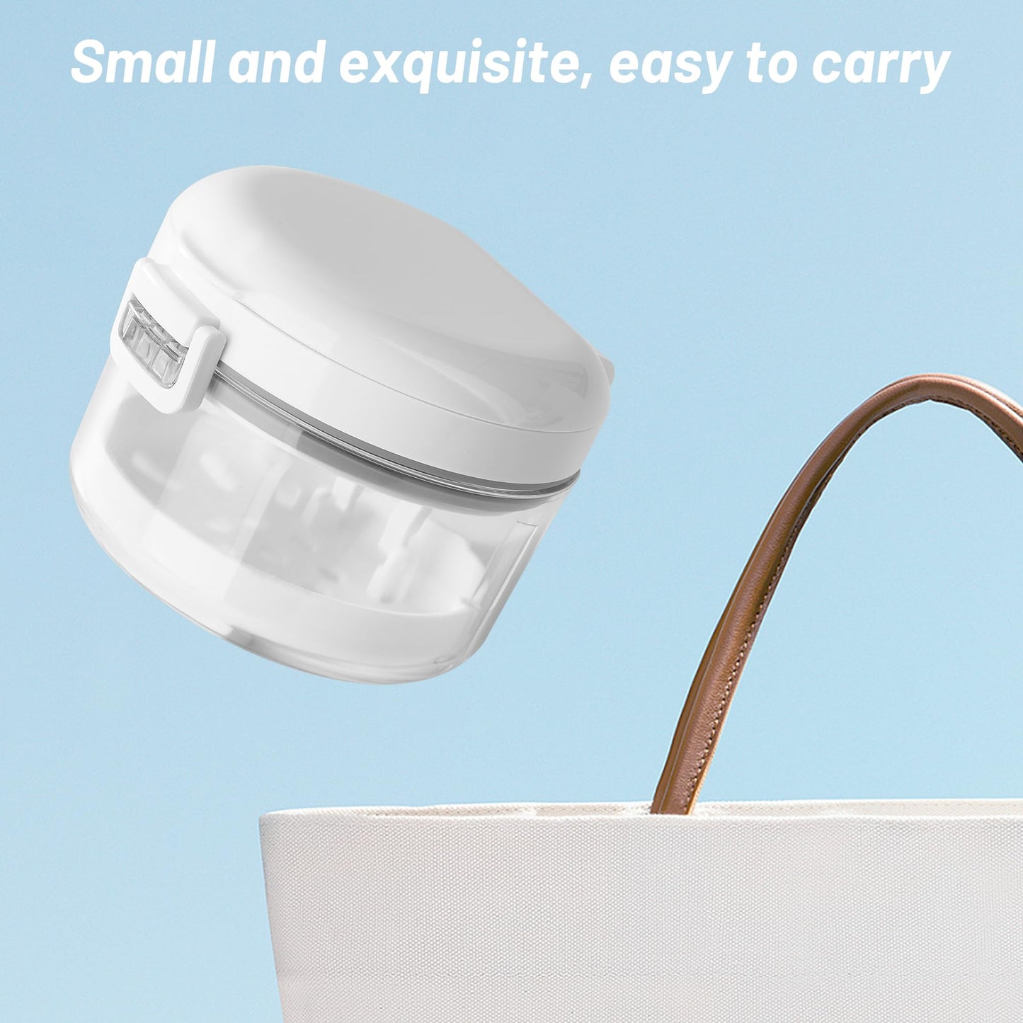 Automatic Rising Denture Bath Box Cup โ Clean for Dentures & Braces