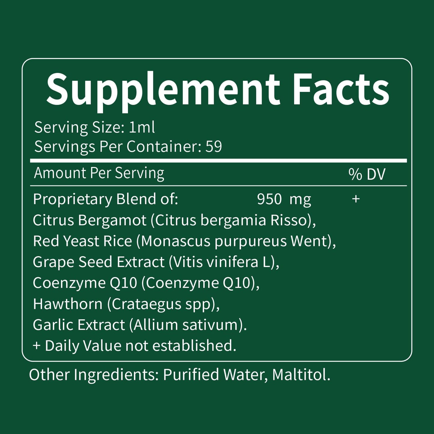 DetoxenNATURE Citrus Bergamot Drops โ 6-in-1 Heart & Cholesterol Support, Immune Support, Fast Absorption, 2oz