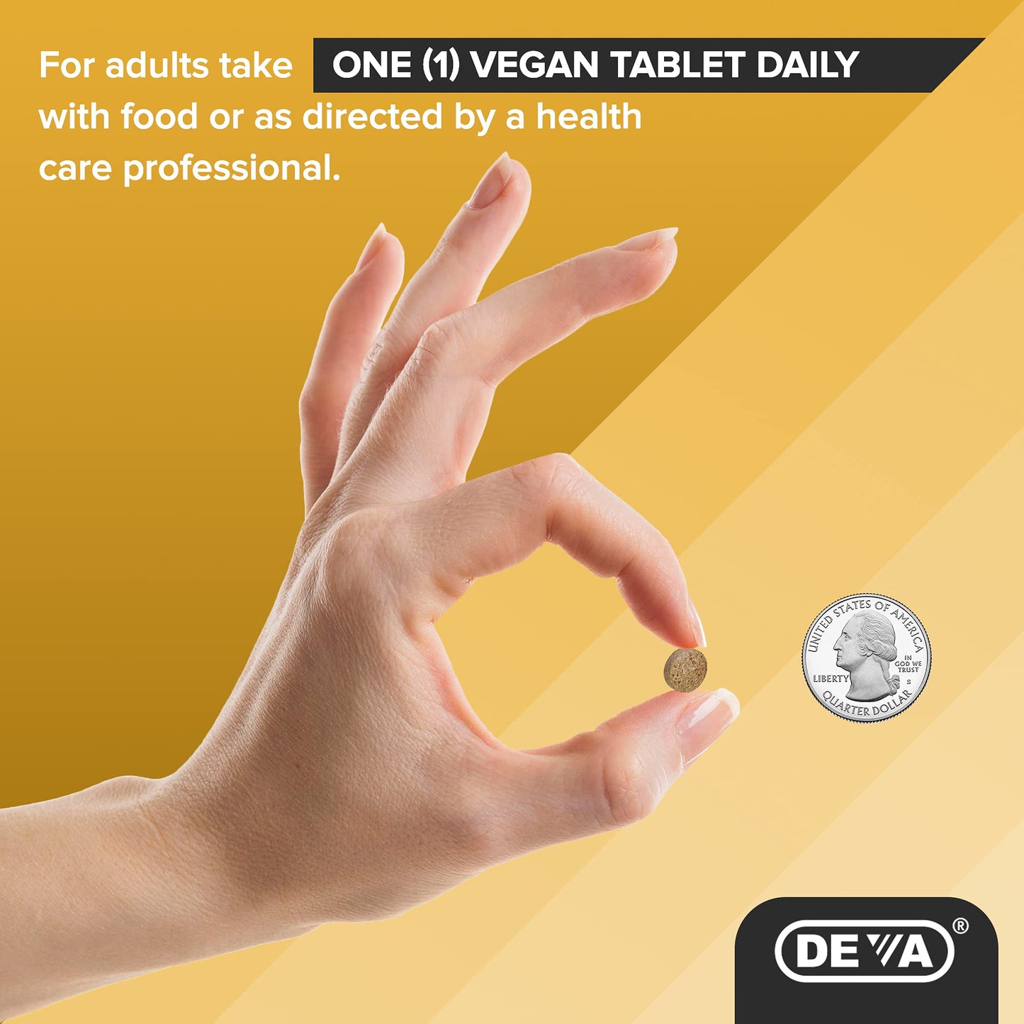 Deva Vegan Chelated Iron 29 mg with B-12 โ High Potency, 90 Tablets (1-Pack)