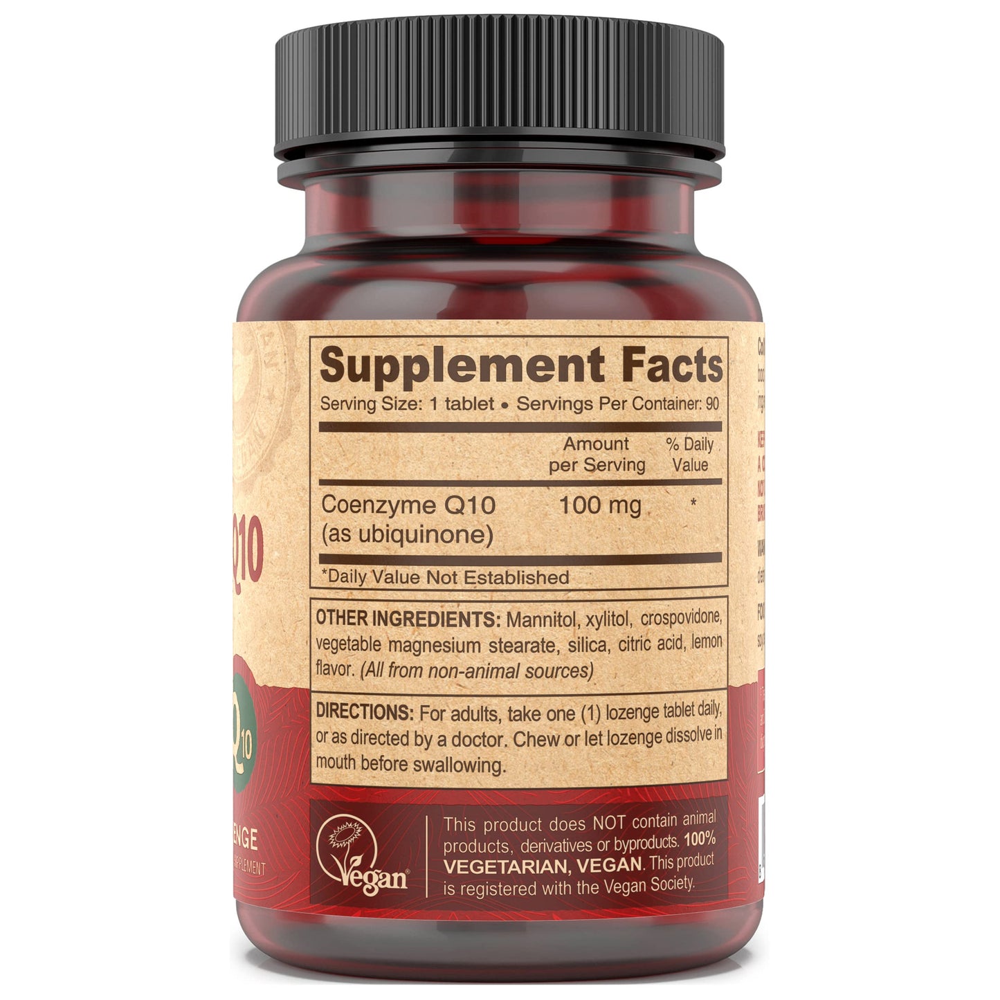 DEVA Vegan CoQ10 100mg โ 90 Chewable Tablets (Pack of 1)