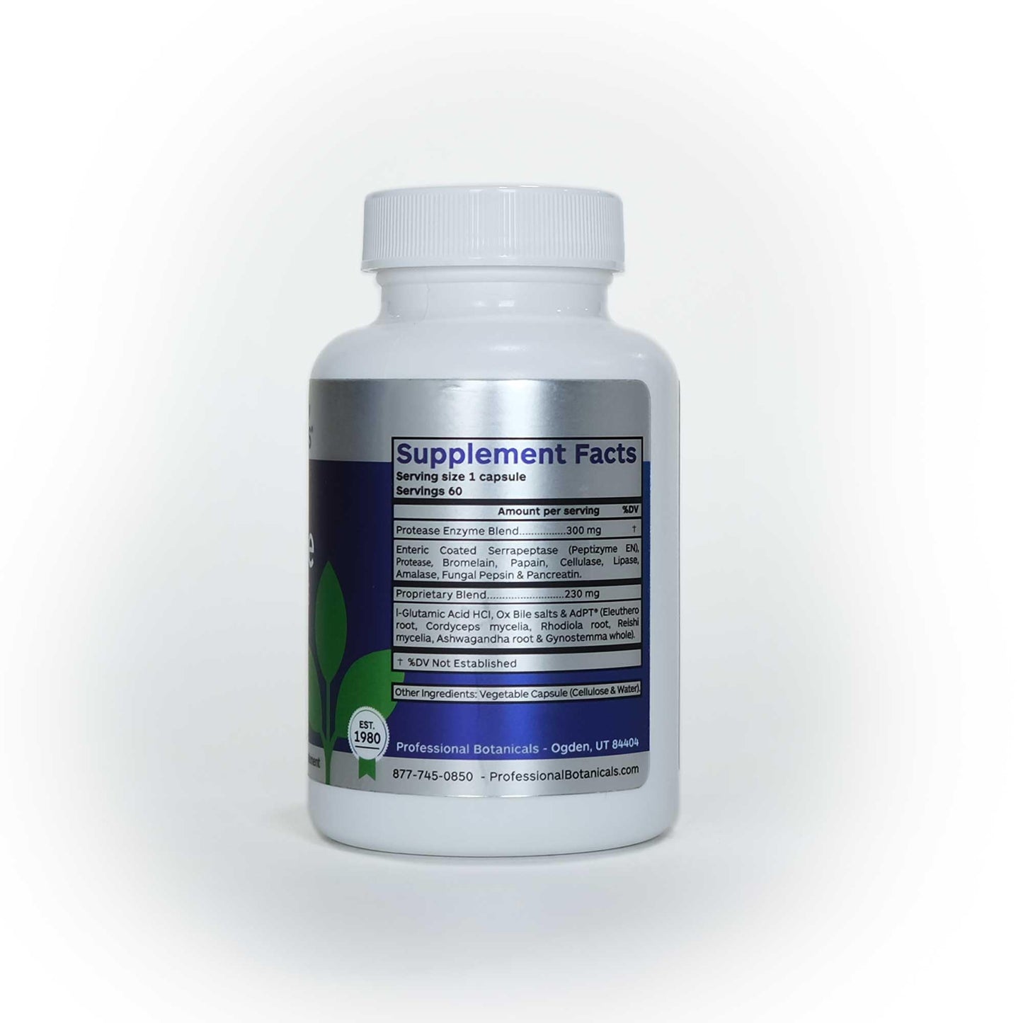DI-AIDE Enzymes โ Advanced Digestive Support (Vegan, Non-GMO) 120 Caps