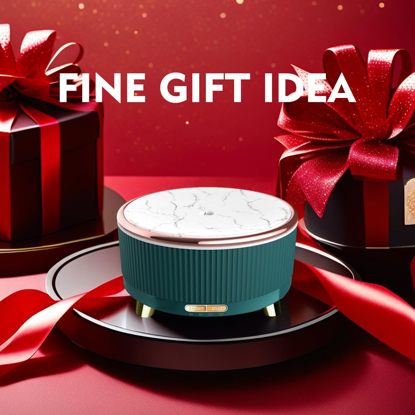500ML Ultrasonic Essential Oil Diffuser with Remote โ 7 Color Night Light & Auto Shut-Off