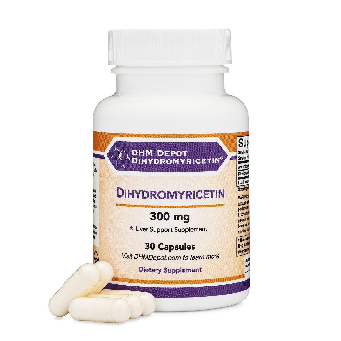 Dihydromyricetin (DHM) 300mg Liver Support โ 30 Capsules | Hovenia Dulcis Extract