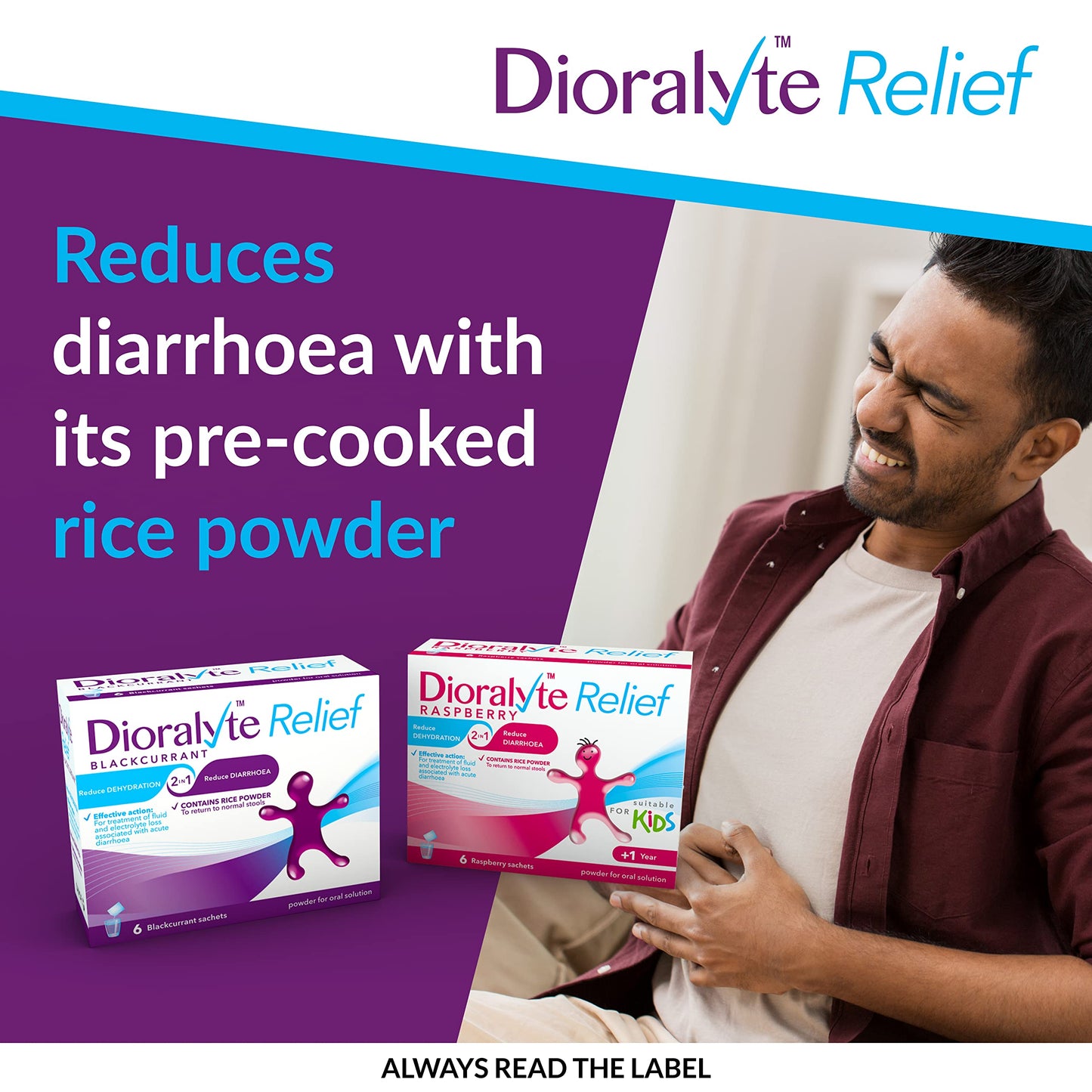 Dioralyte Blackcurrant Sachets 6 Pack โ Rehydration & Electrolyte Replacement