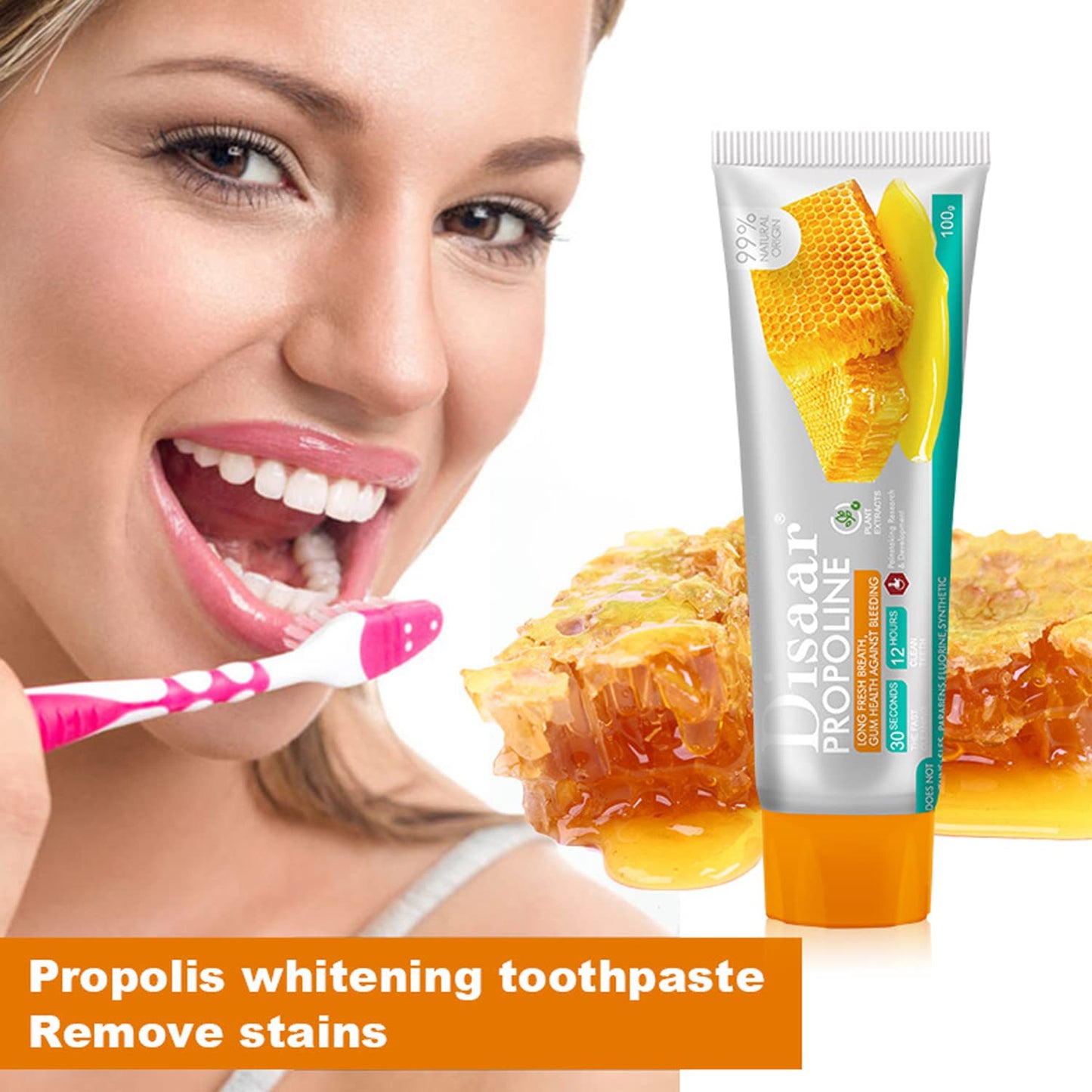 DISAAR BEAUTY Propoline Honey Menthol Toothpaste โ Fresh Breath & Gum Health 100g