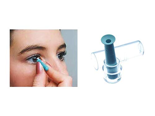 DMV Classic Vented Hard Contact Lens Remover (Blue) โ 10 Packs