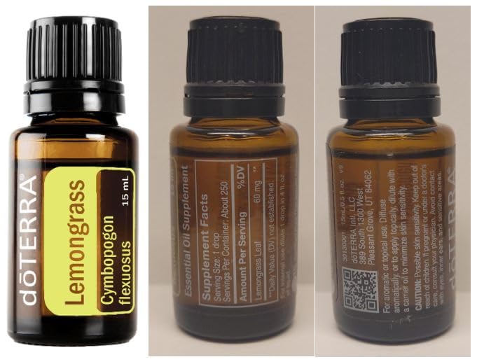 doTERRA Lemongrass Essential Oil 15 mL โ Purifying & Uplifting