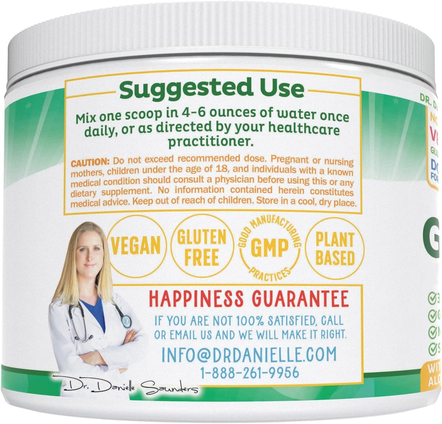 Doctor Danielle Gut Assist โ Doctor Formulated Gut Lining & Digestive Support Powder