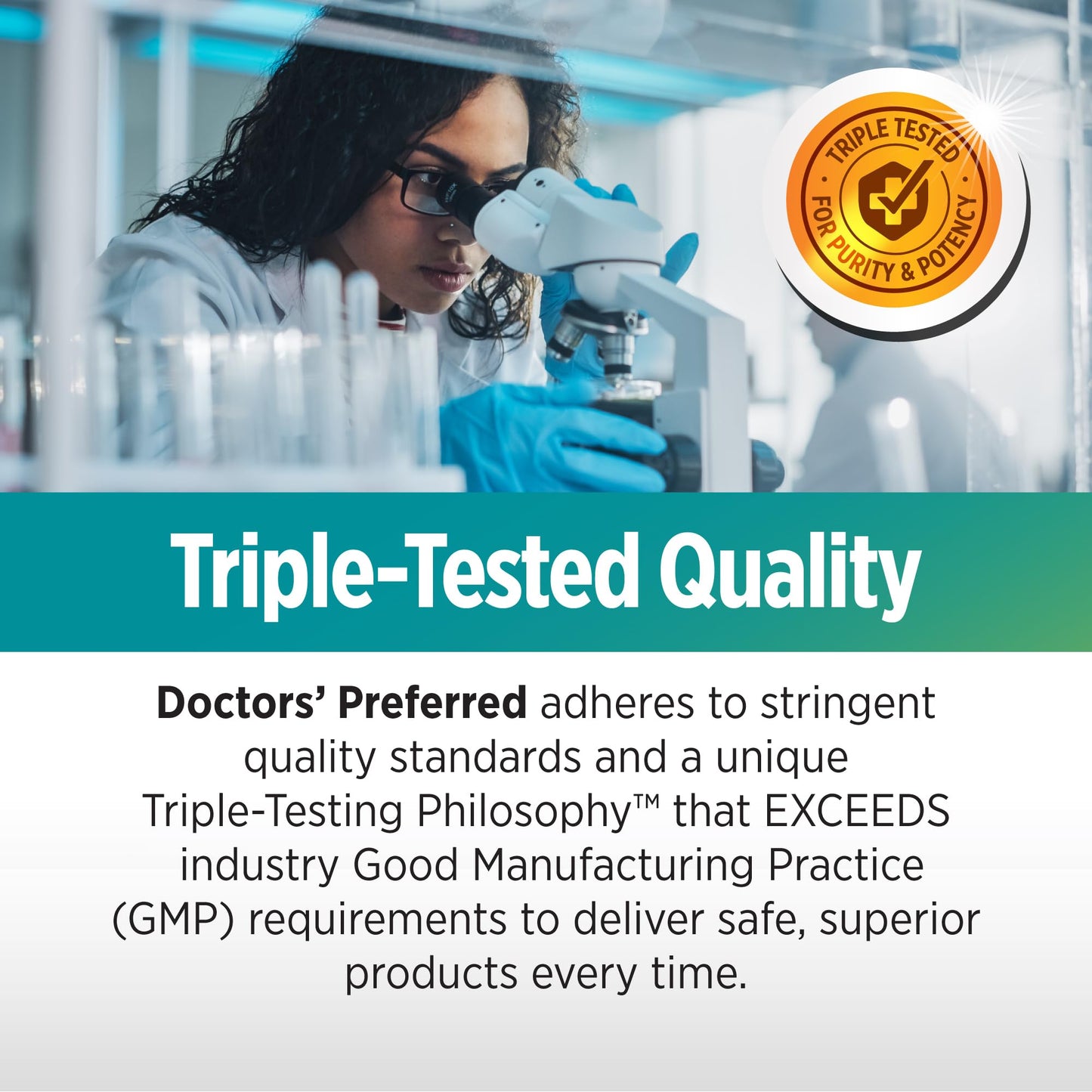 DOCTORS' PREFERRED GlucoGold with Berberine, Cinnamon, Chromium & Banaba Leaf β 90 Tablets