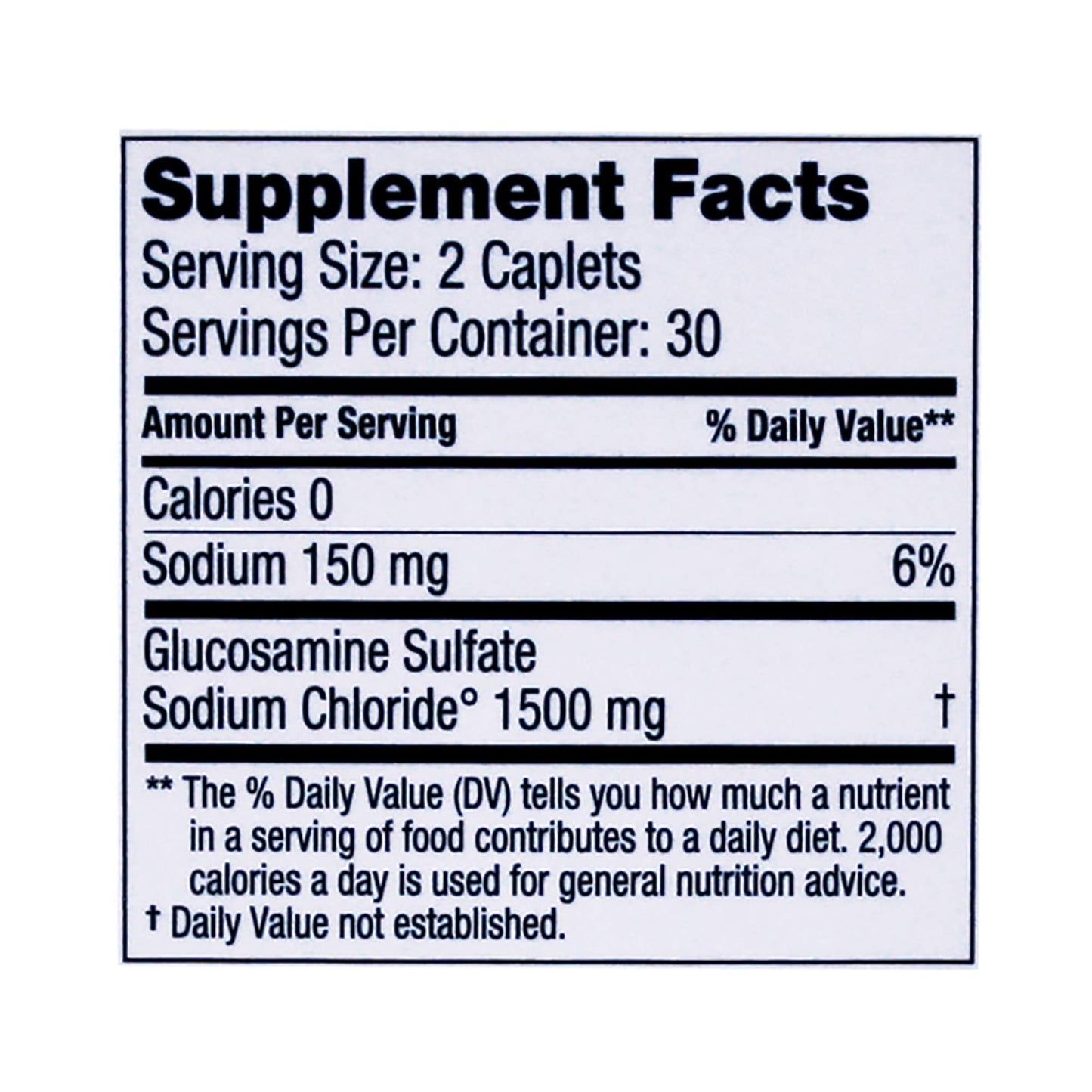 DONA Crystalline Glucosamine Sulfate 750 mg โ Joint Health & Knee Comfort, 60 Count