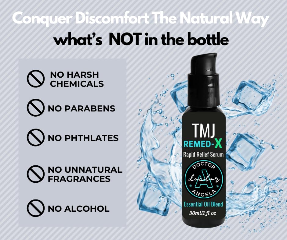 Dr. A's TMJ Remed-X Jaw Relief Serum | Natural TMJ & Teeth Grinding Relief