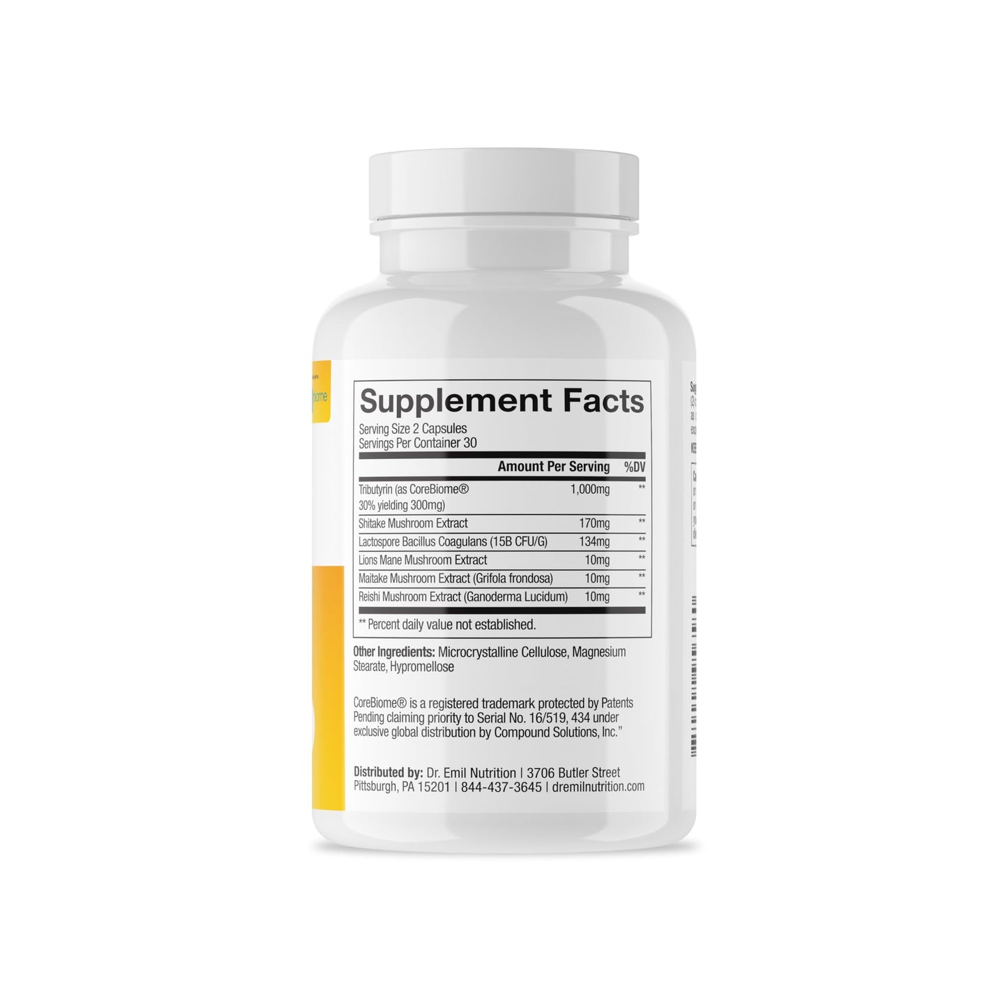 DR. EMIL NUTRITION Total Gut Health Complex – Prebiotic, Probiotic & Postbiotic Supplement – Supports Digestive Health, Bloating & Gut Balance – Non-GMO & Soy-Free – 60 Capsules