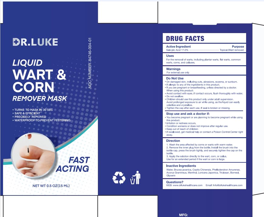Dr. Luke Plantar Wart Remover Freeze Off β 17% Salicylic Acid Wart & Corn Care, 0.5 oz