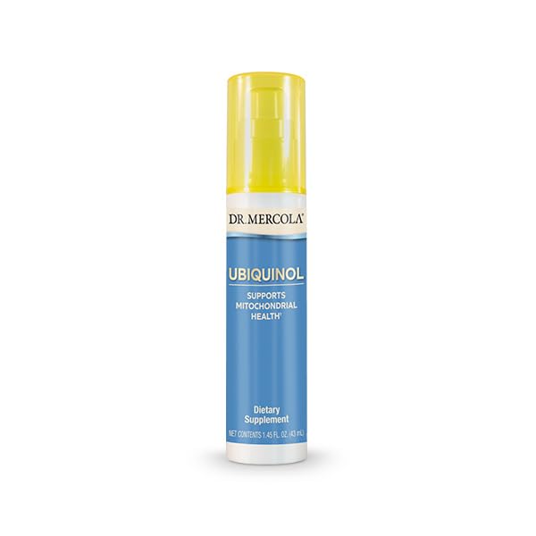 Dr. Mercola Ubiquinol Liquid Pump β 1.45 Fl. Oz, About 18 Servings, Non-GMO