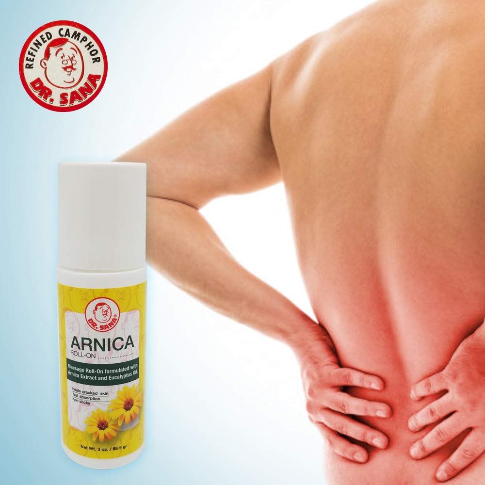 Dr Sana Arnica Roll-On 3oz โ Heals Cracked Skin, Fast Absorption
