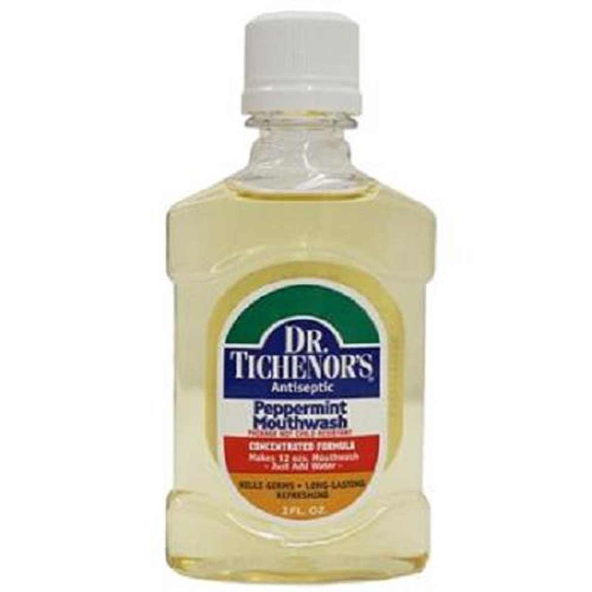 Dr. Tichenors Peppermint Mouthwash 2oz โ 1 Pack | Toothache & Mouth Remedy