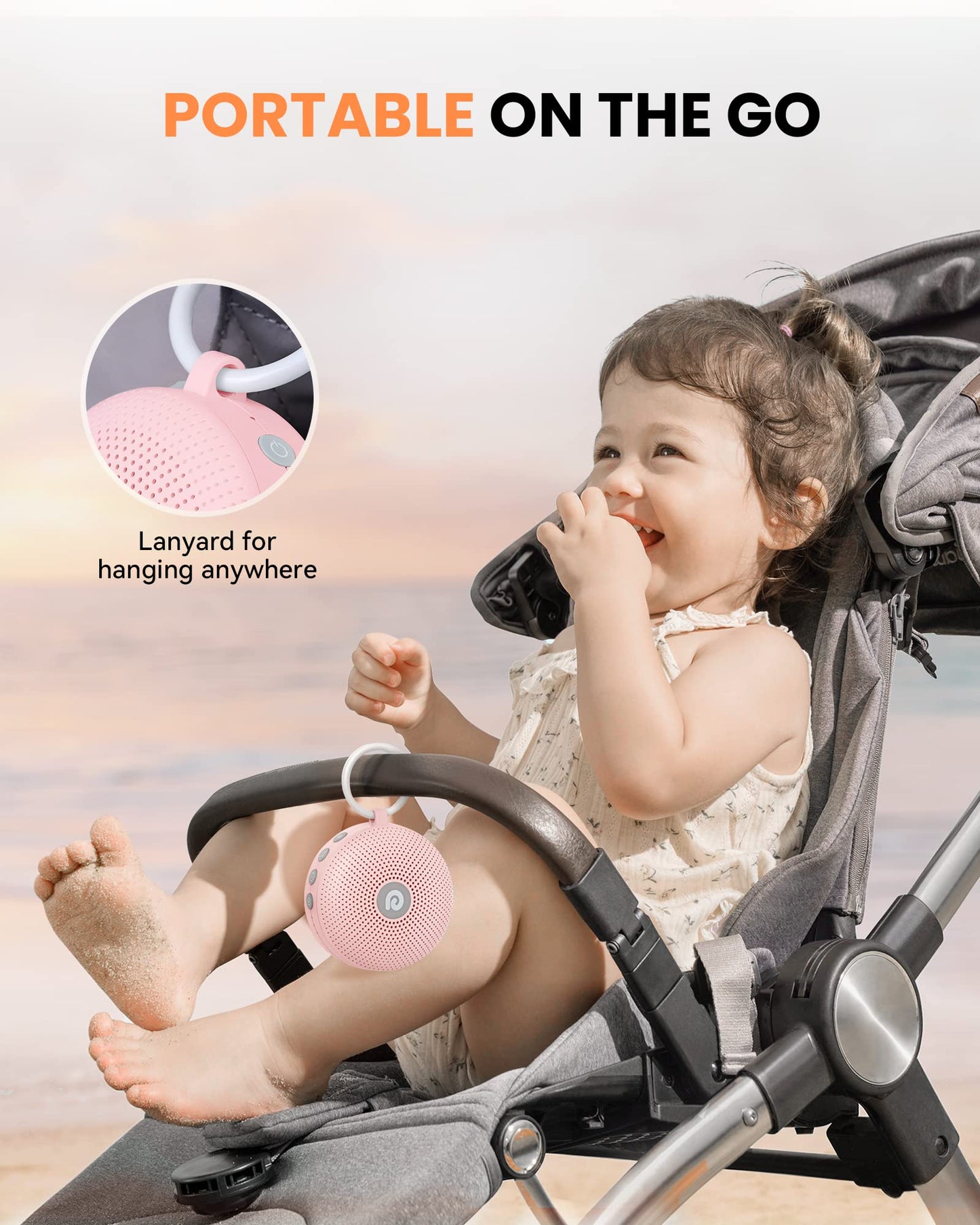 Dreamegg D11 Max Sound Machine โ Portable Sleep Therapy with 21 Sounds