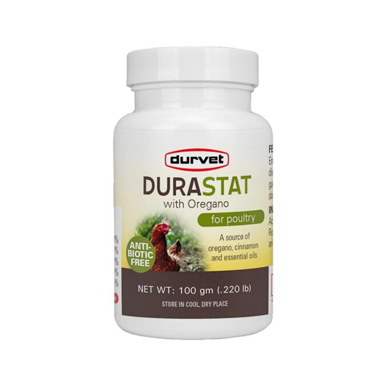 Durvet Healthy Flock Poultry Durastat โ Natural Water Intake & Immunity Support