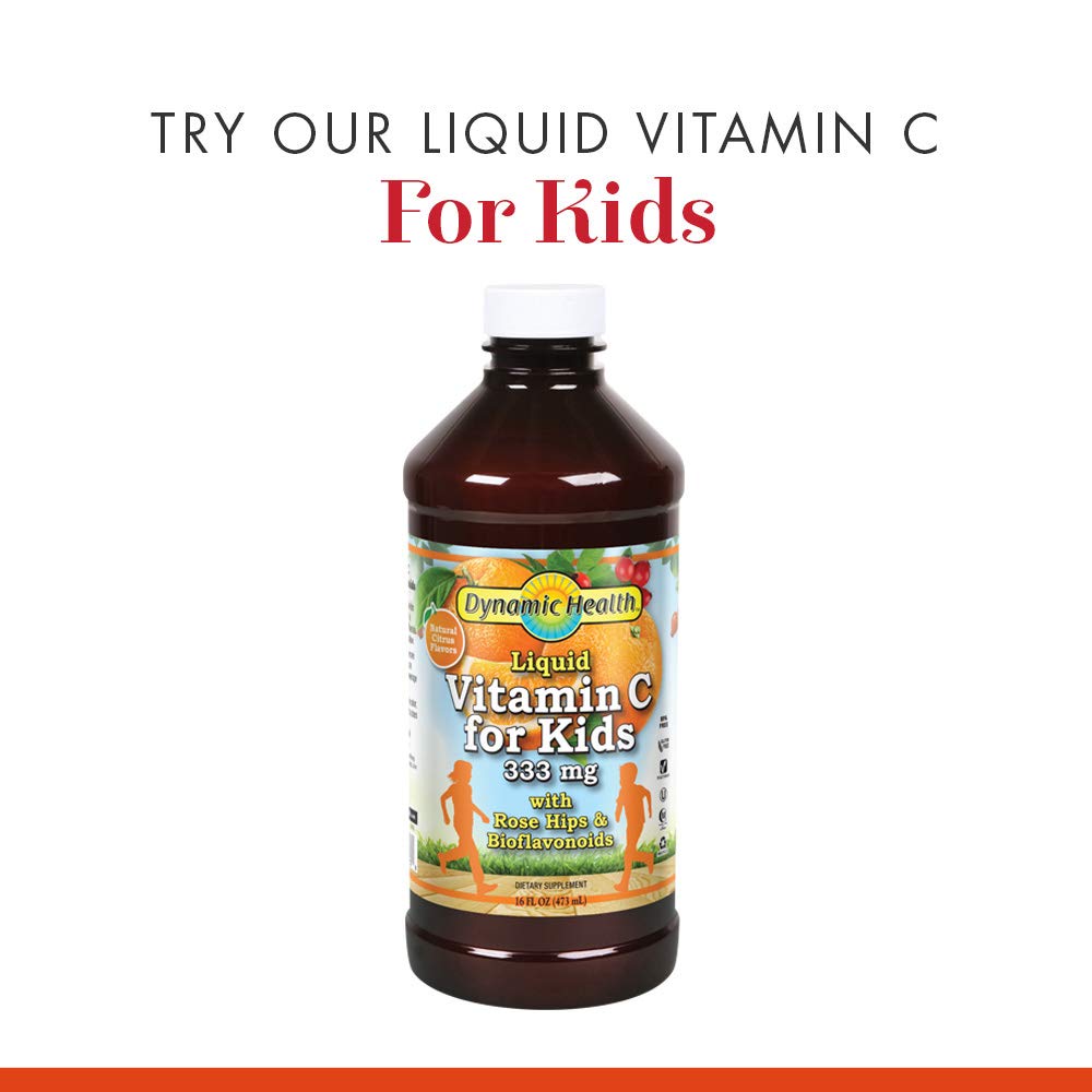 Dynamic Health Liquid Vitamin C โ 1000 mg | Natural Citrus | 8 oz
