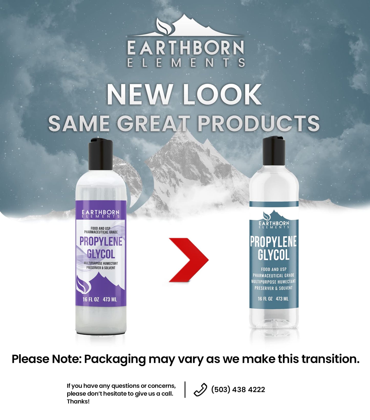 Earthborn Elements Propylene Glycol 16 oz โ Pure & Undiluted, No Additives