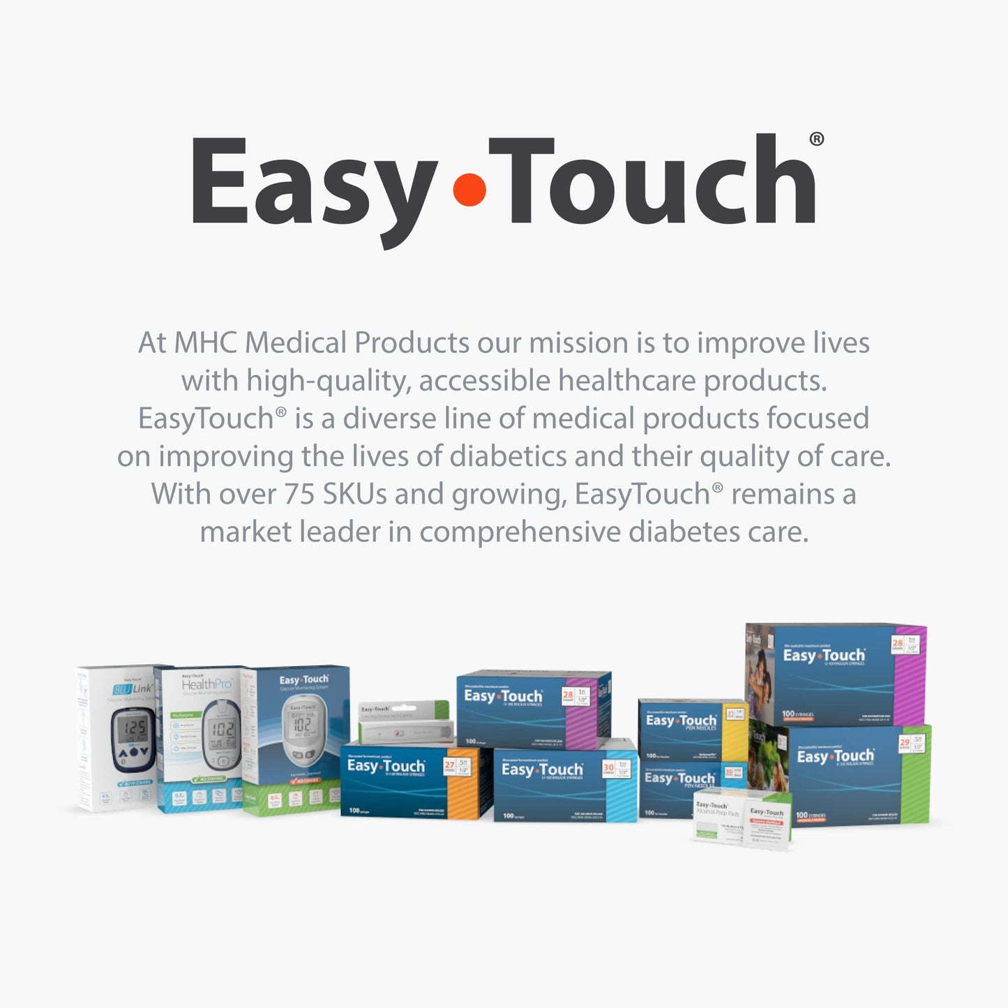 Easy Touch Glucose Test Strips โ 100 Count (2 x 50) for Home Monitoring
