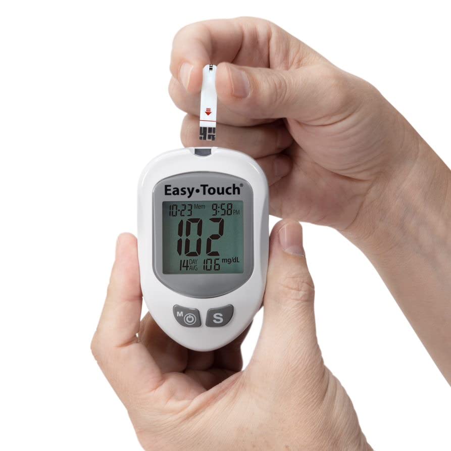 EasyTouch Glucose Test Strips, 150 Ct β Fast 5-Second Readings for Home Testing
