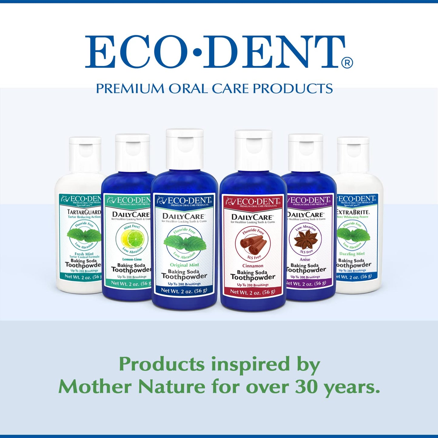 Eco-Dent ExtraBrite Mint Tooth Powder โ SLS & Fluoride-Free Whitening Alternative
