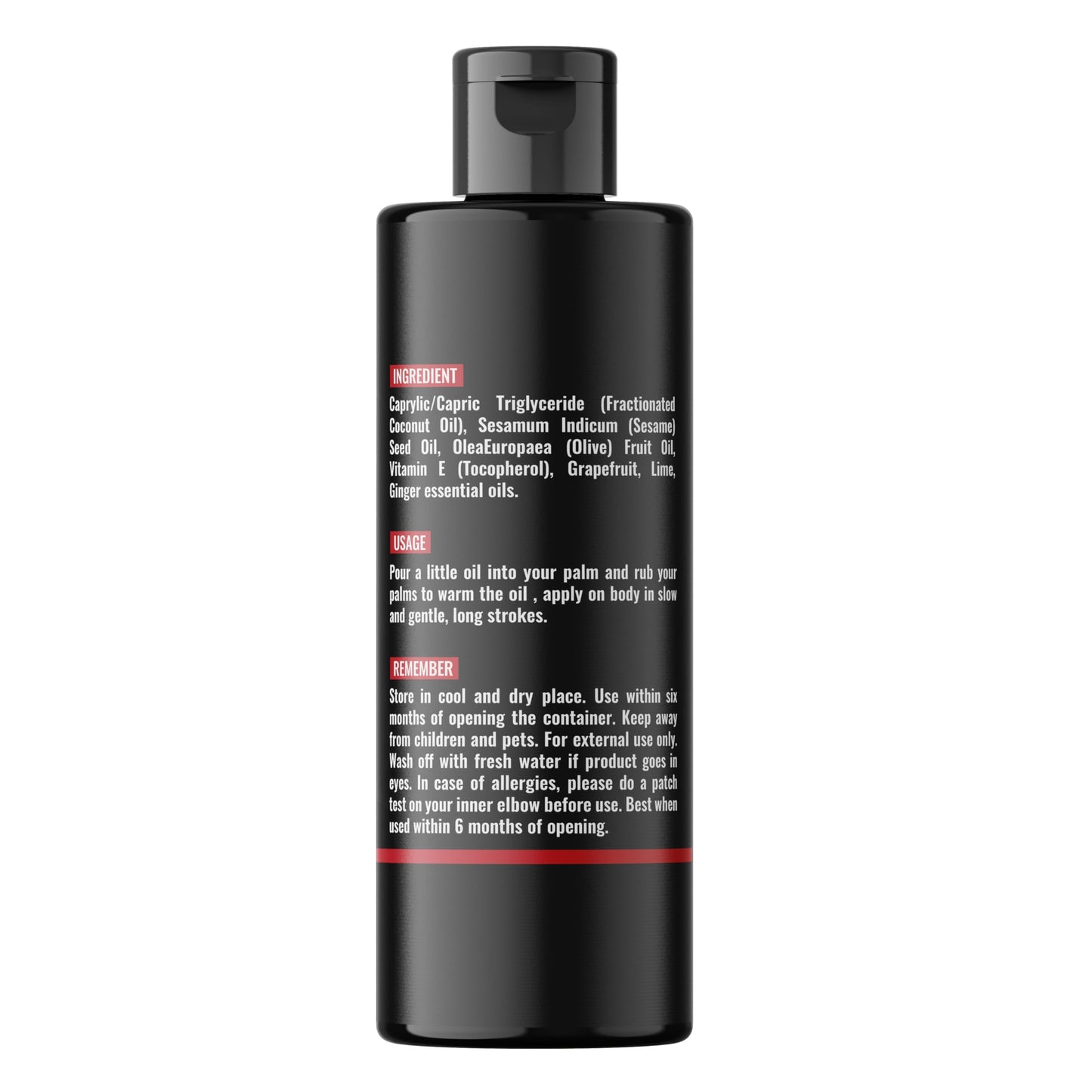 Organic Grapefruit Full Edible Body Massage Oil โ Refreshing, Calming | No Stain & Non-Sticky | Fractionated Coconut Oil, Grapefruit & Lime Oil โ 4.05 Fl Oz