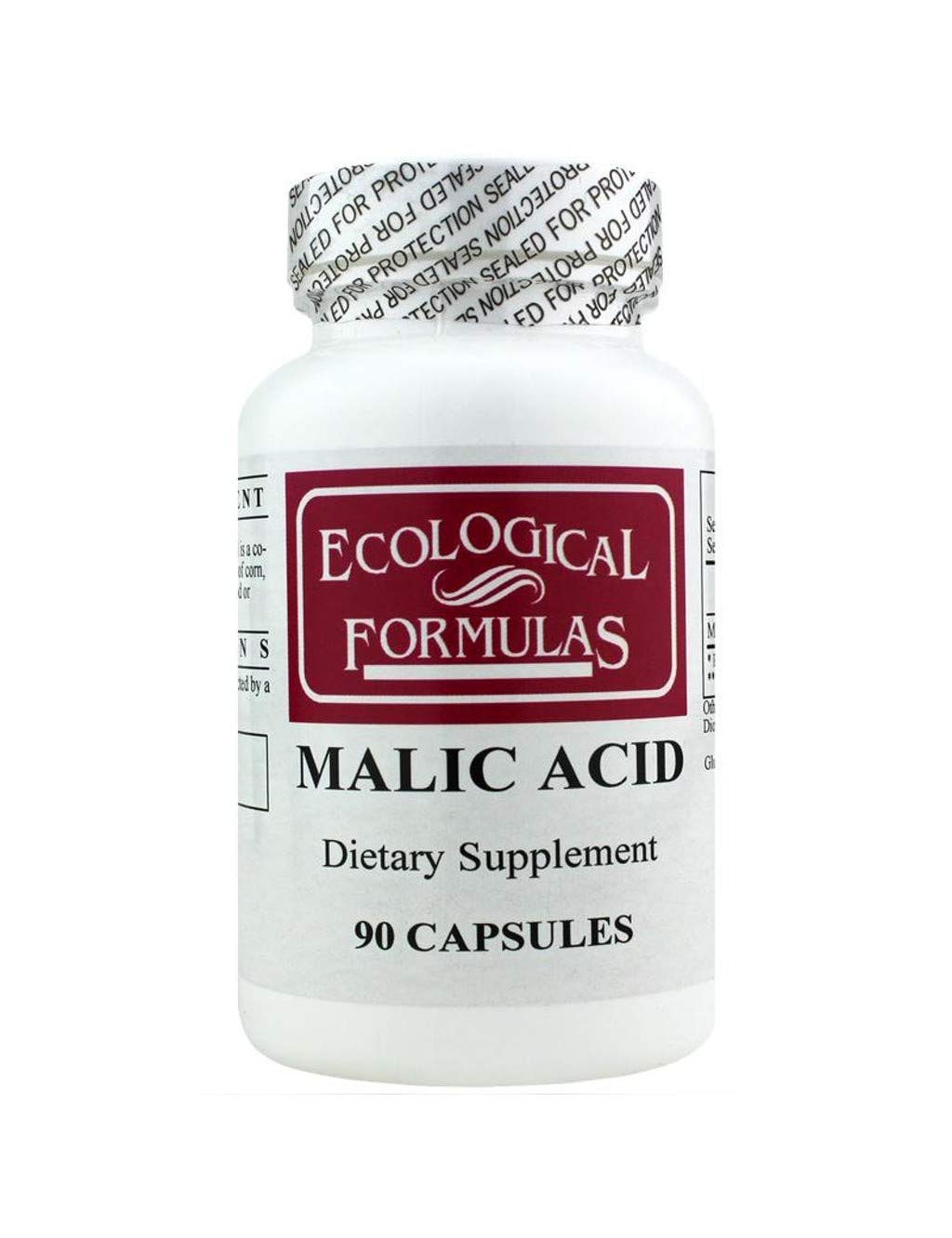 Ecological Formulas Malic Acid 600 mg โ 90 Count (White)