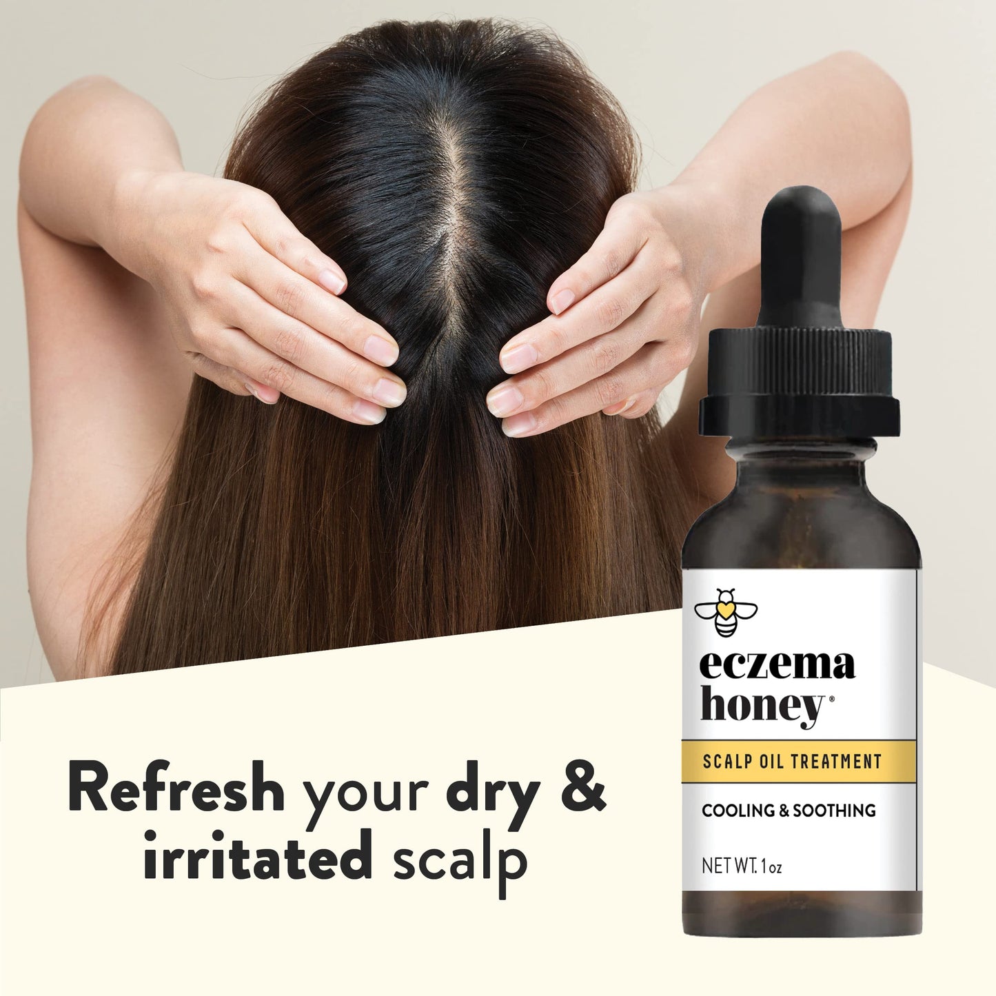 ECZEMA HONEY Soothing Scalp Oil β Natural Honey Hair Care for Itchy, Dry Scalp