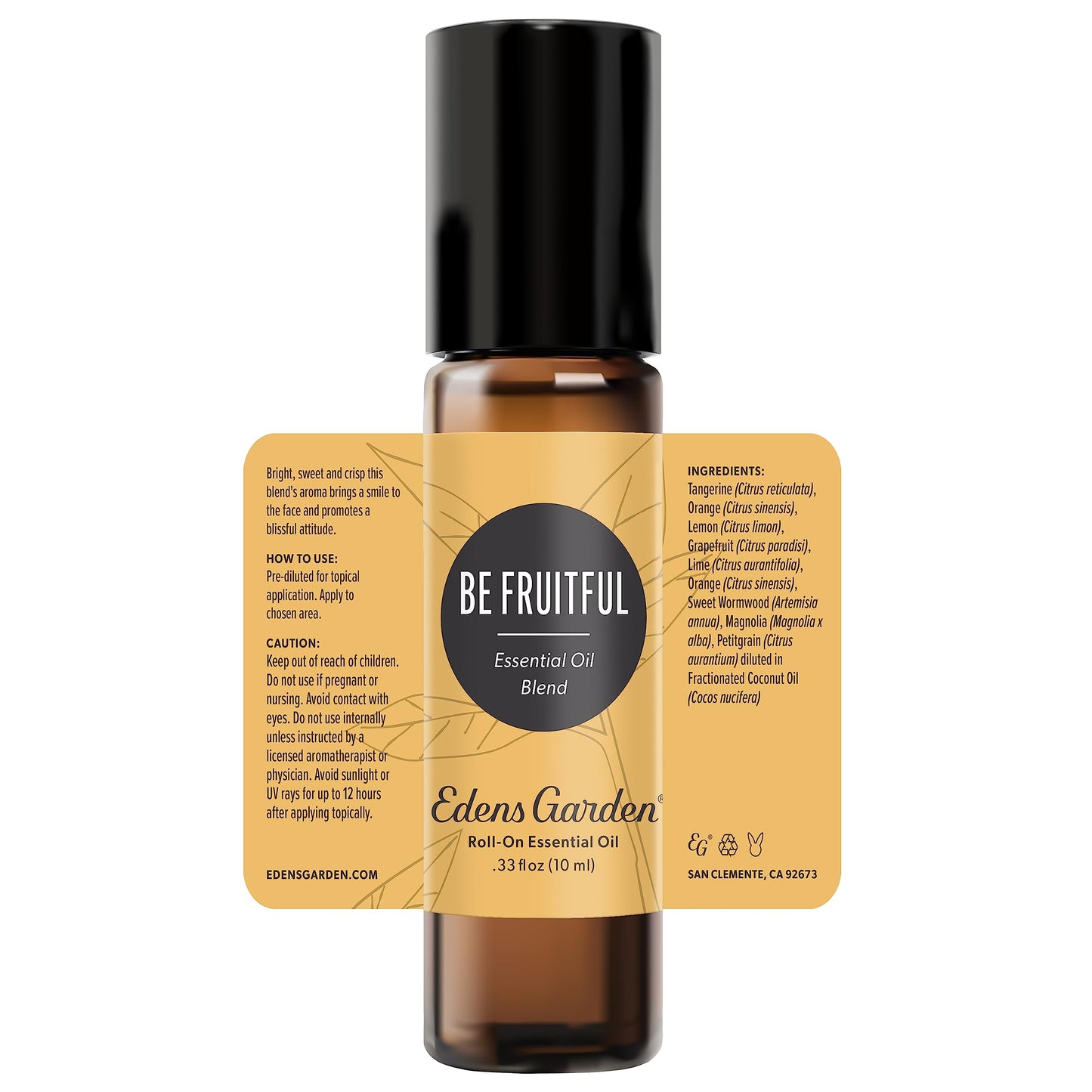 Be Fruitful Essential Oil Roll-On โ Edens Garden | 100% Pure Premium, Kid & Skin Safe (10 ml)