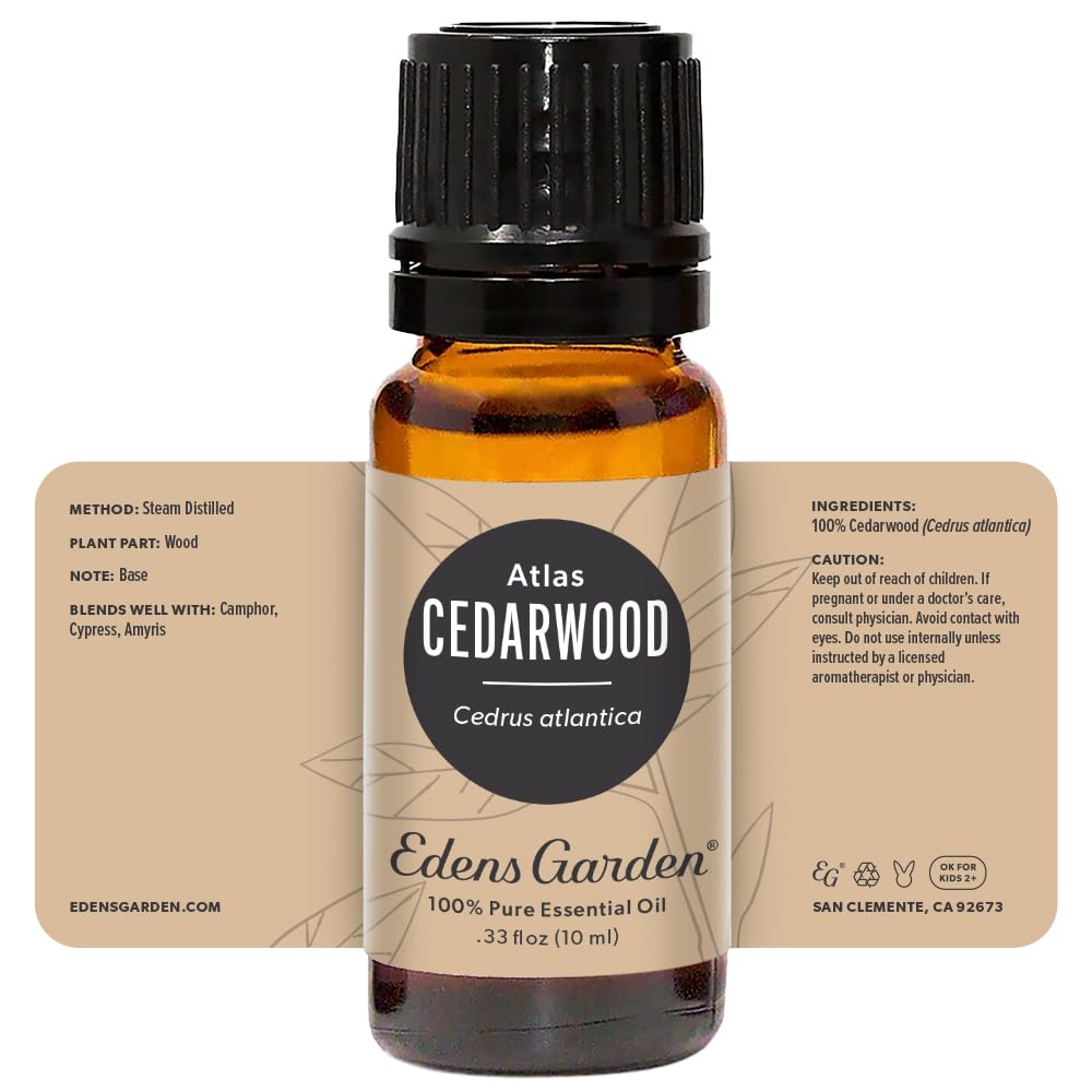Edens Garden Cedarwood Atlas Essential Oil โ 100% Pure Premium Grade, 10 ml