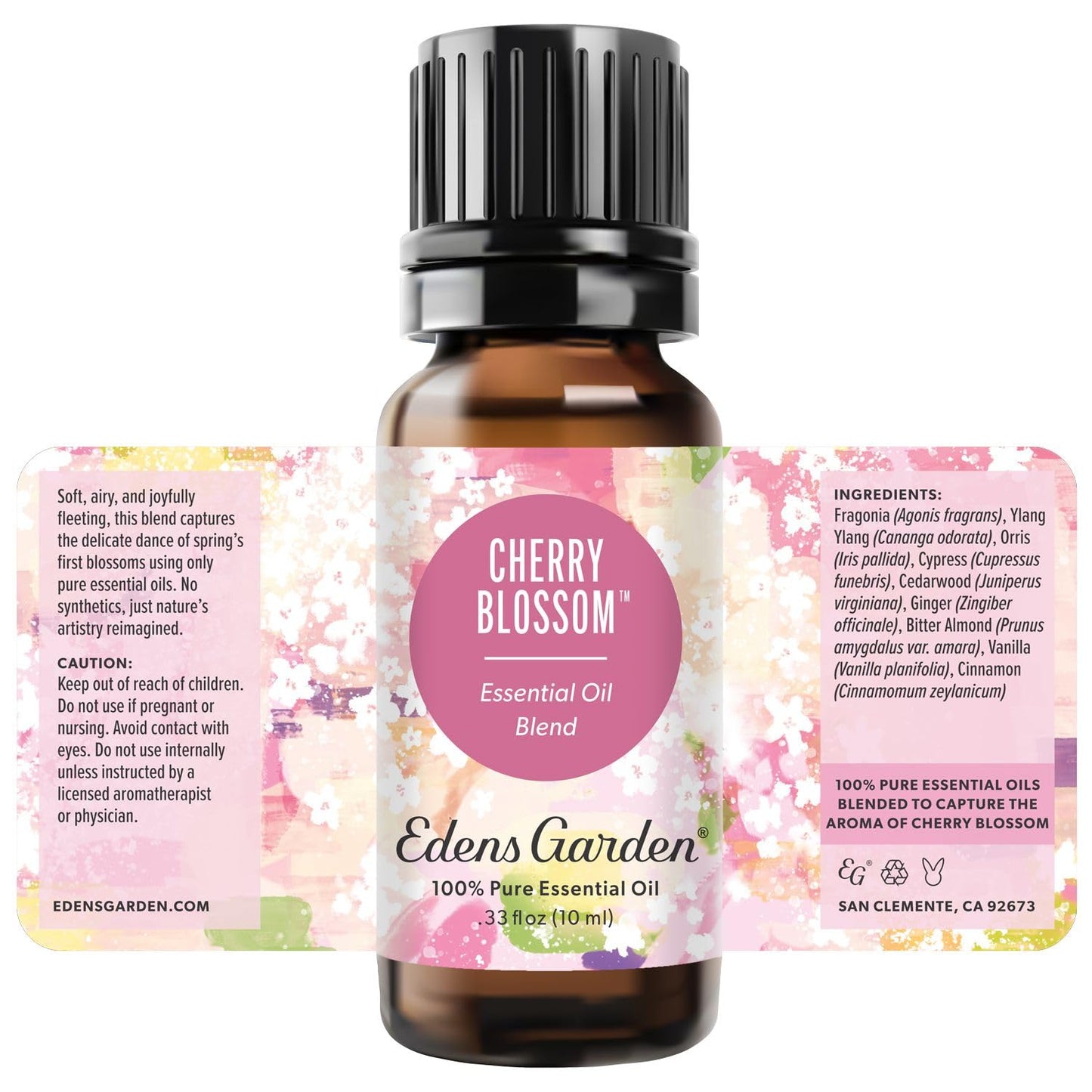 Edens Garden Cherry Blossom Essential Oil Blend โ 100% Pure, Premium Grade, 10 ml