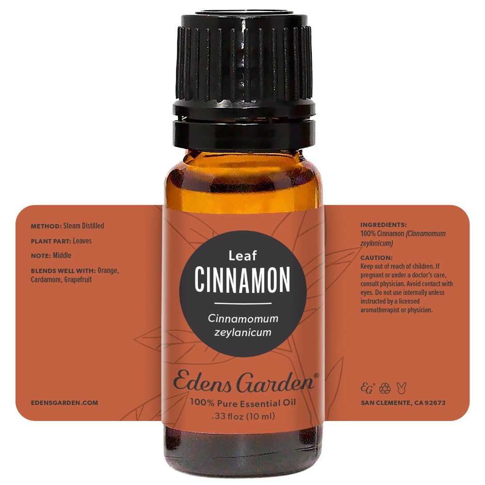 Cinnamon Leaf Essential Oil โ Edens Garden | 100% Pure, Premium Grade, 10 ml