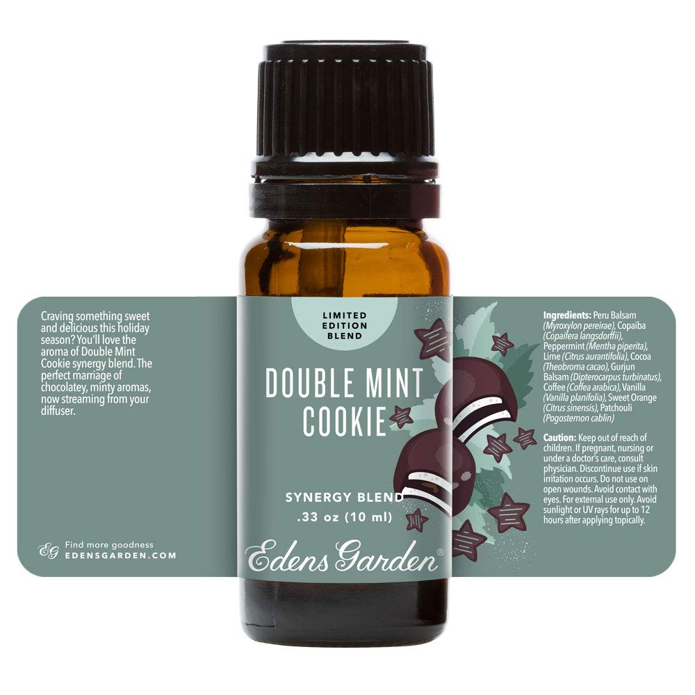 Edens Garden Double Mint Cookie Essential Oil Blend โ 100% Pure, Premium Grade, 10 ml
