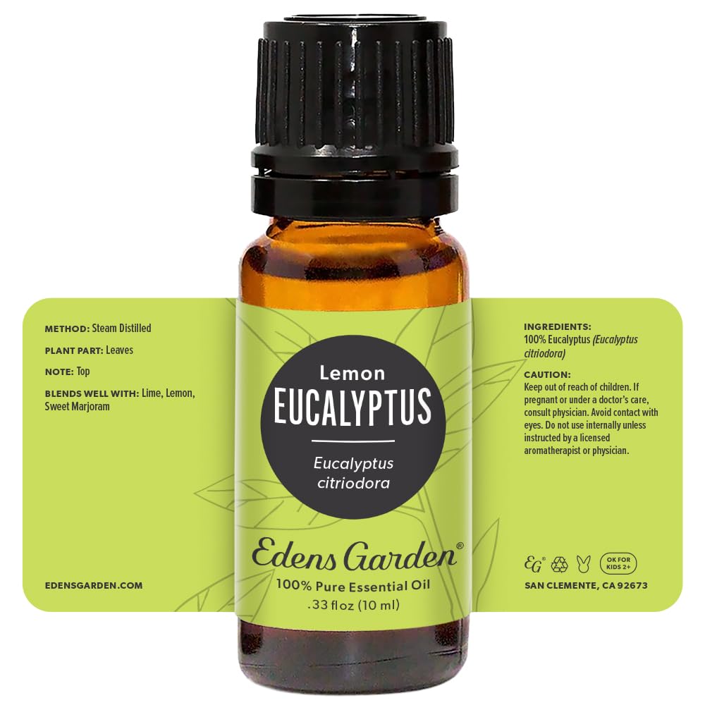 Edens Garden Eucalyptus Lemon Essential Oil โ 10 ml, 100% Pure Premium Grade
