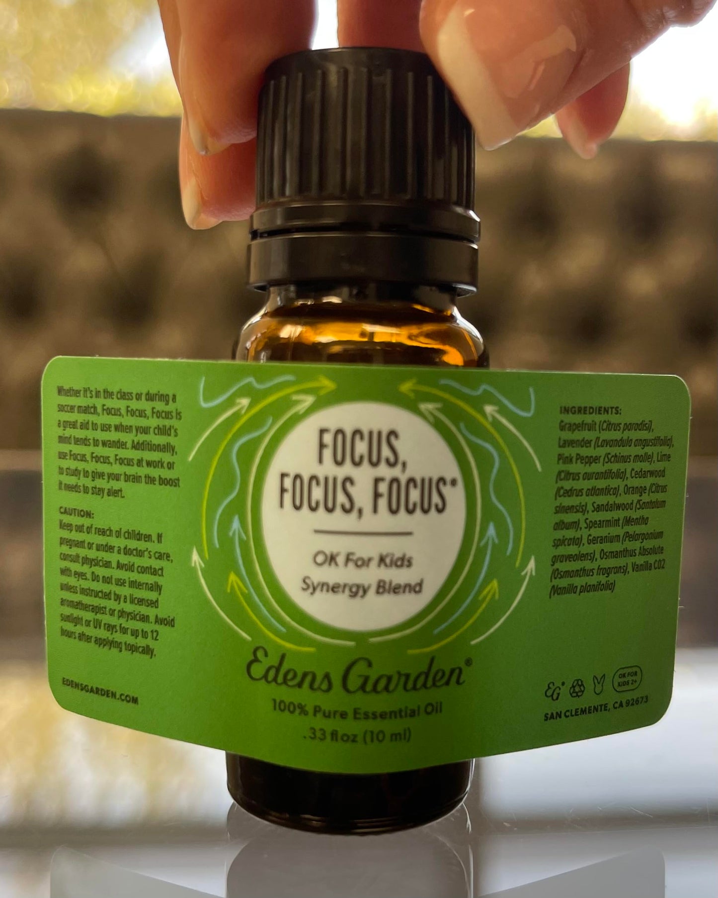 Edens Garden Focus Essential Oil Blend โ 100% Pure, Premium Grade, 10 ml | Aromatherapy