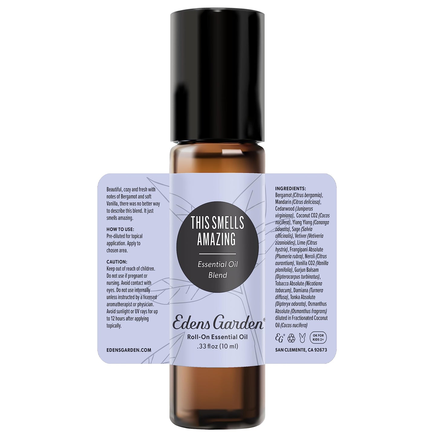 Edens Garden This Smells Amazing Essential Oil Roll-On โ 10 ml, Pure & Natural