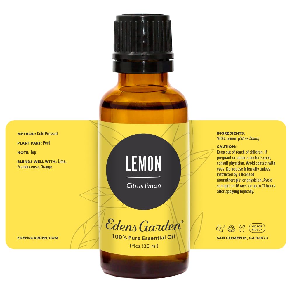 Edens Garden Lemon Essential Oil โ 100% Pure Premium Grade (30 ml)