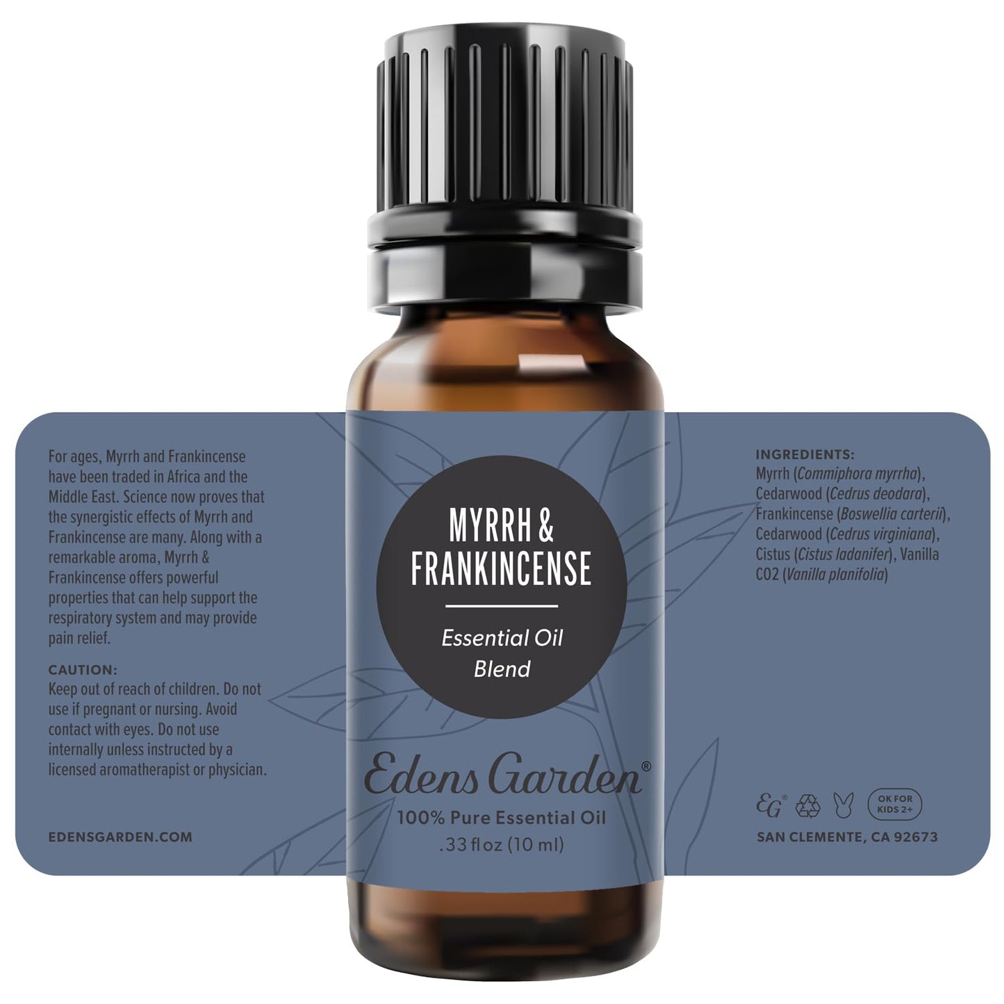 Edens Garden Myrrh & Frankincense Essential Oil Blend โ 100% Pure, Premium Grade, 10 ml