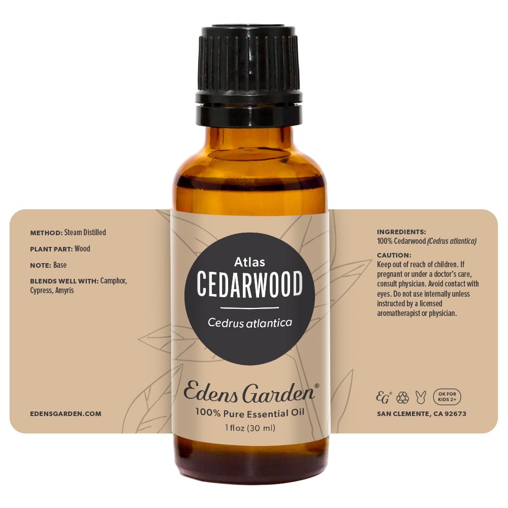 Edens Garden Cedarwood Atlas Essential Oil 30 ml โ 100% Pure, Therapeutic Grade