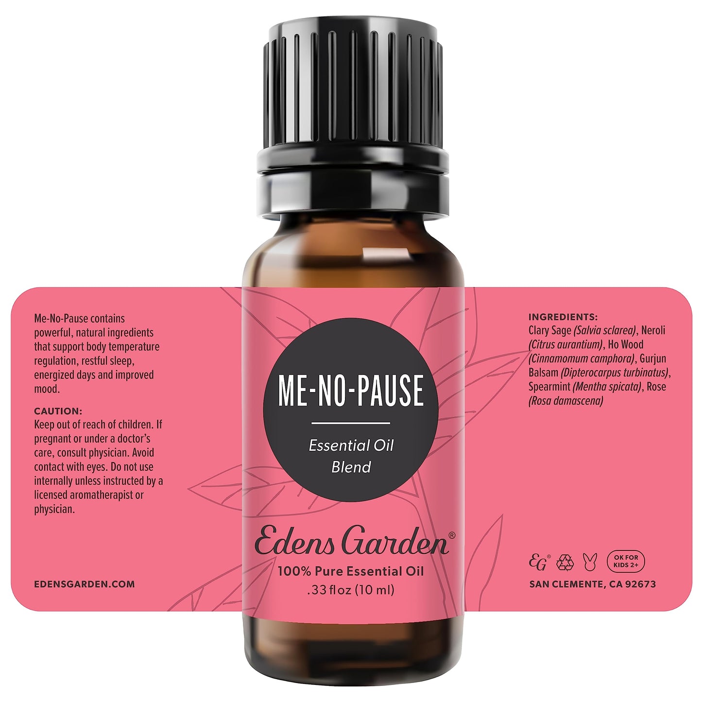 Me-No-Pause Essential Oil Blend โ Edens Garden | 100% Pure Premium Grade 10 ml